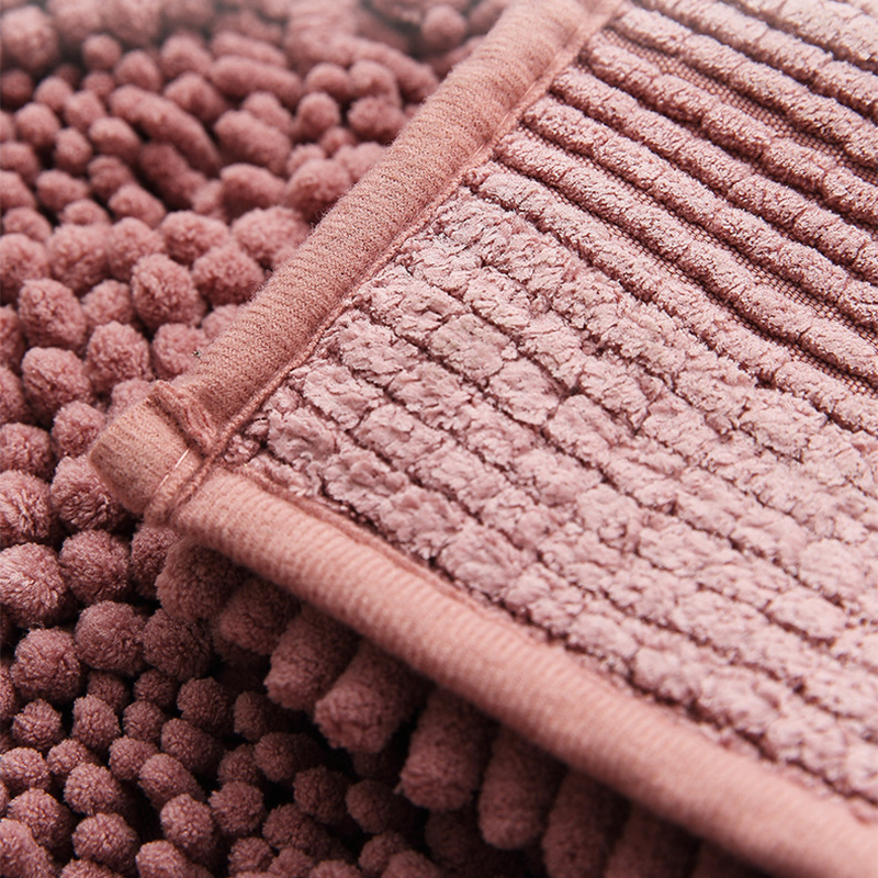 Transparent hot melt adhesive floor mat