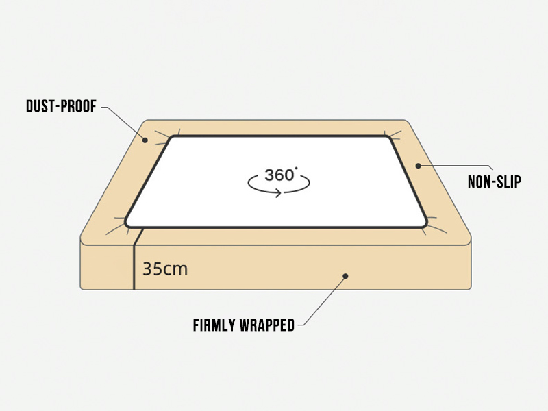 Hanbi Mattress Protector for Knitted Waterproof Factory Wholesale 14