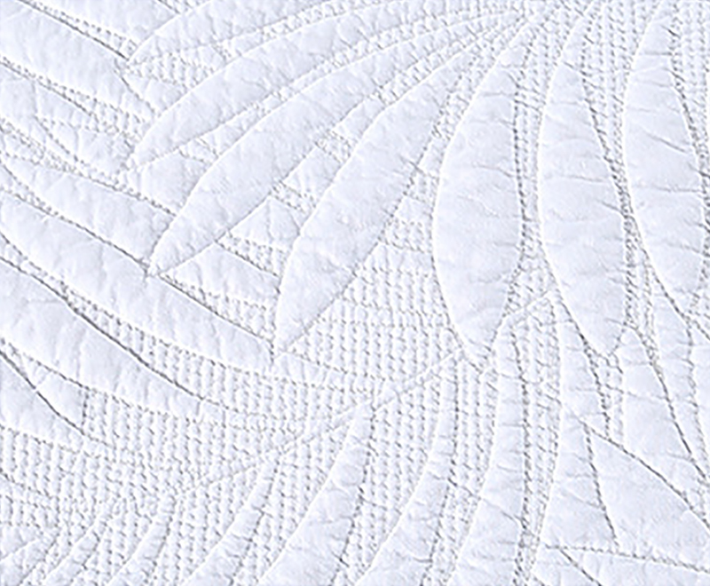 Hanbi Hotel Bedding Three-piece Set Of Pure Cotton Leaf Pattern Wholesale 13