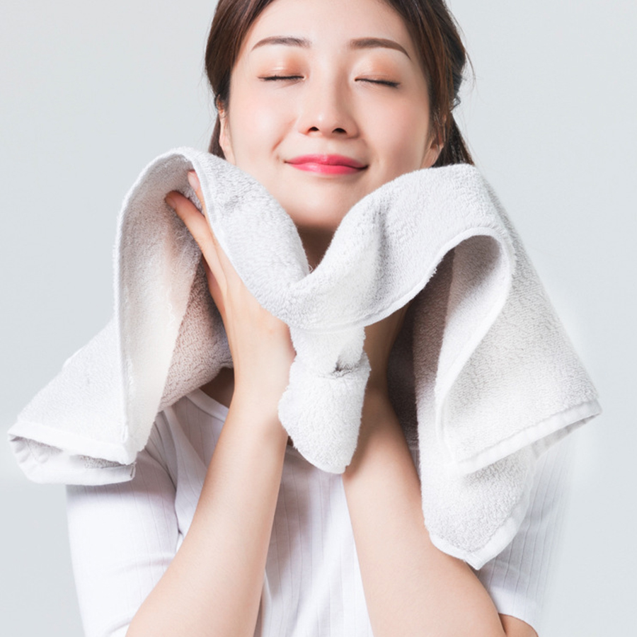 Hanbi 16 Count Long Staple Cotton Platinum Satin Bath Towel Wholesale 10