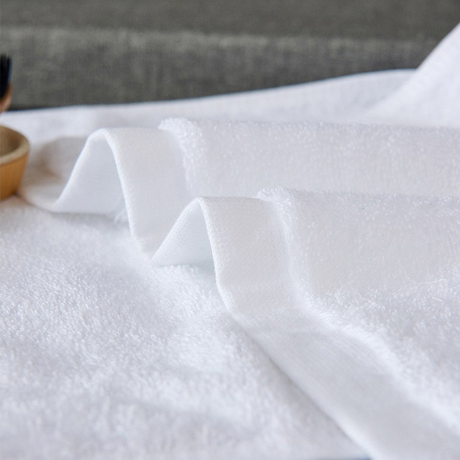 Hanbi 16 Count Long Staple Cotton Platinum Satin Bath Towel Wholesale 13