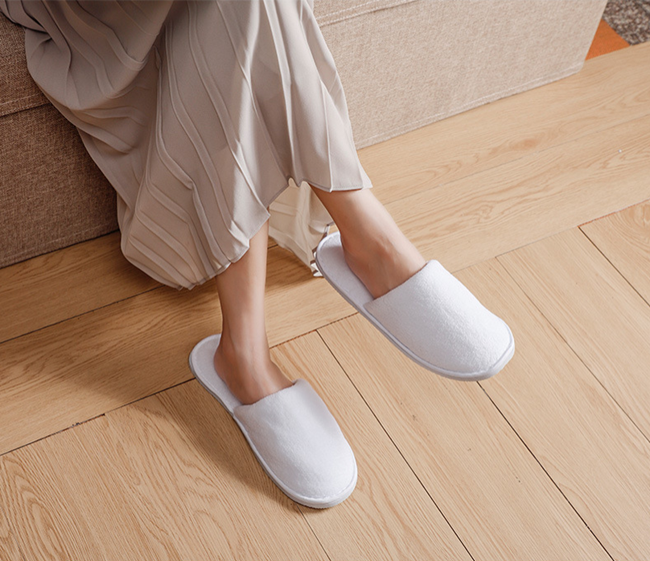 Hotel slippers non-disposable wholesale with logo customize and washable -Hanbi Textile 13