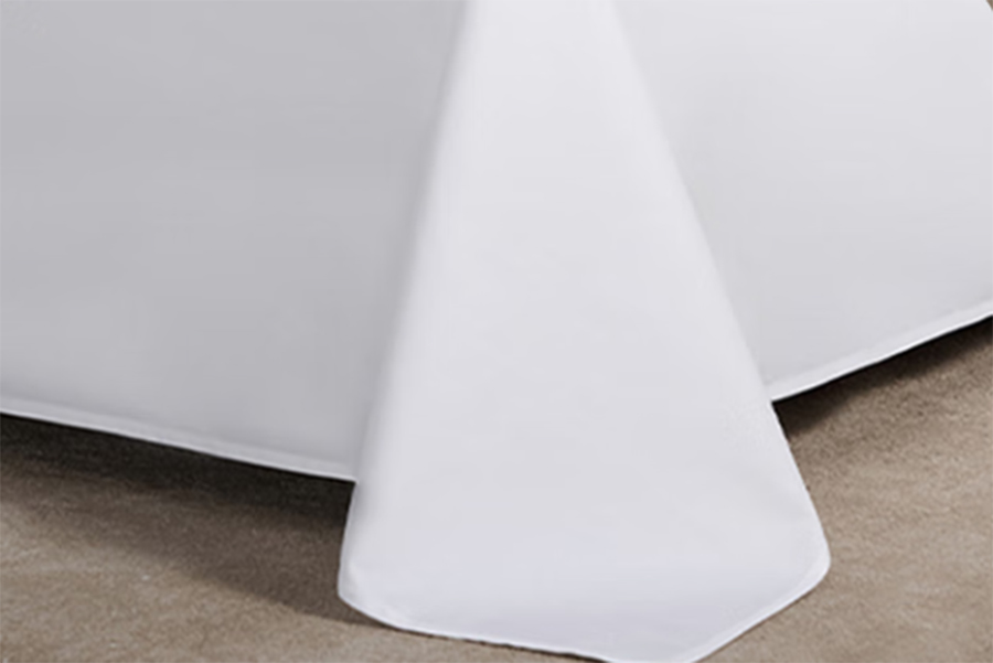 60S Hotel Long Staple Cotton White Bed Sheet Wholesale _Hanbi 13