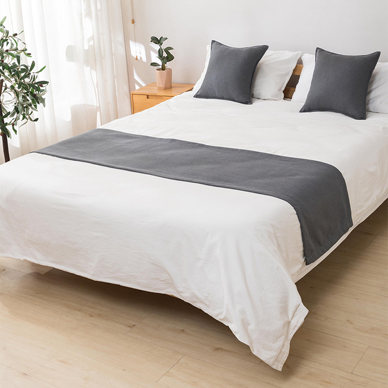 Hanbi Hotel Polyester Bed Runner Factory Wholesale 8