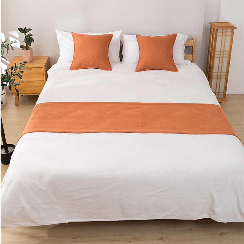 Hanbi Hotel Polyester Bed Runner Factory Wholesale 9