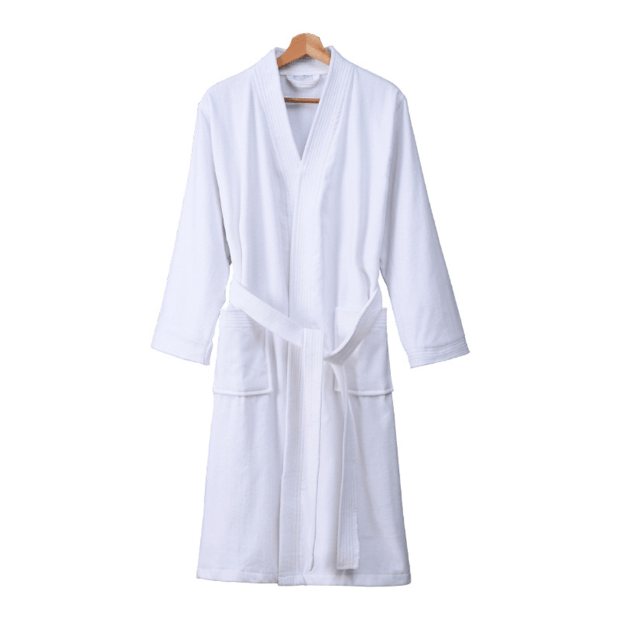Cotton Waffle Bathrobe in Five-star Hotel for Manufacturers Custom Wholesale 5