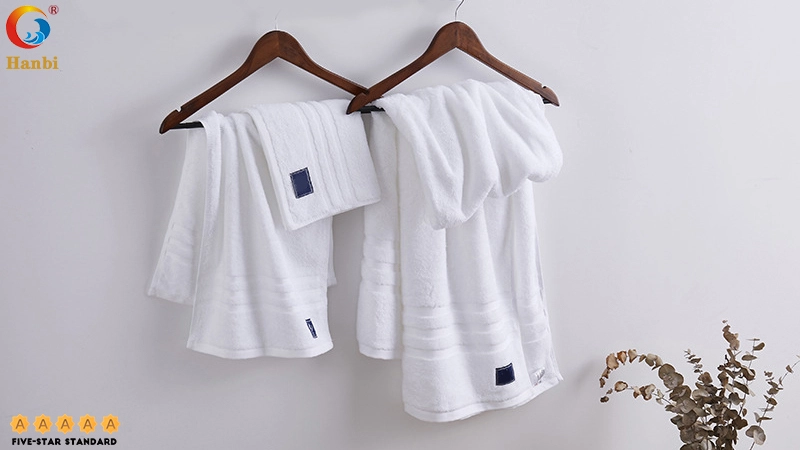Hotel Towel Set With16S Spiral Satin File For High-End Hotels _Hanbi 1