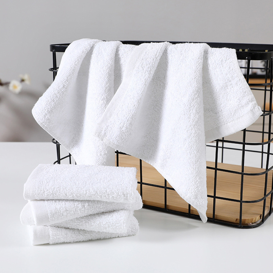 Hanbi Hotel Face Towel with 21S Plain Woven Cotton for Absorbent and Soft 11