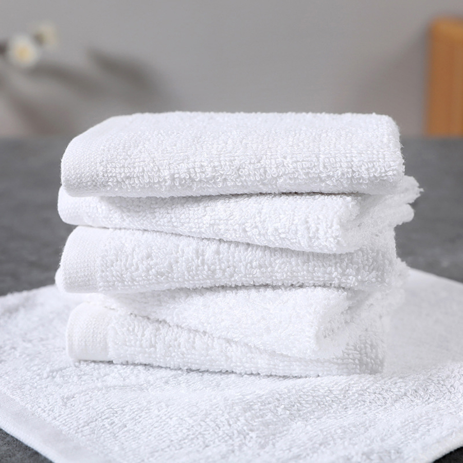 Hanbi Hotel Face Towel with 21S Plain Woven Cotton for Absorbent and Soft 10