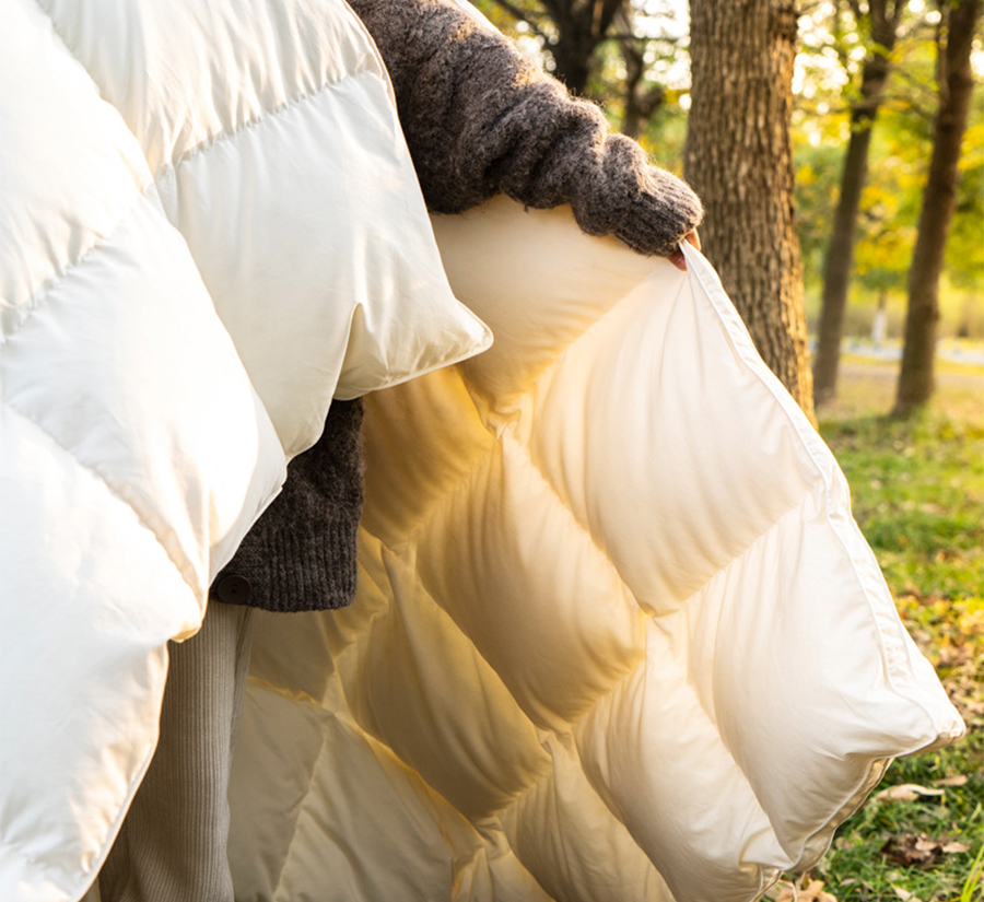 Winter White Goose Down Twill Duvet Factory Wholesale _Hanbi 9