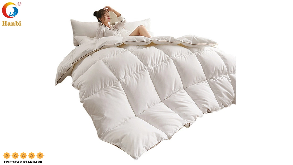 Hanbi Hotel 95% White Goose Down Quilt Factory Wholesale 1