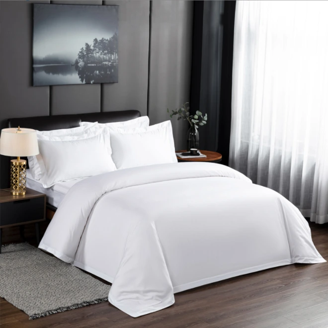 Hotel 4pcs luxury bedding sets simple fashion good quality- Hanbi Textile 1