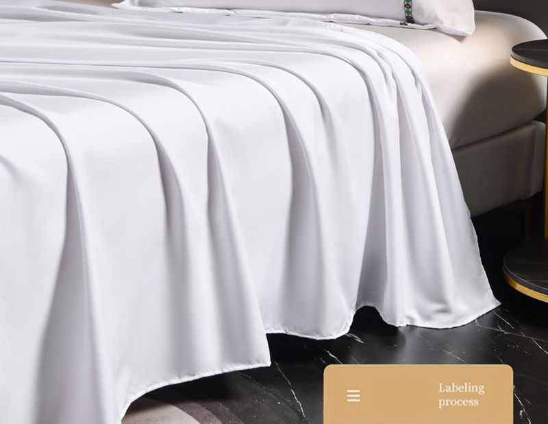 Hotel Striped Pure Cotton Bed Sheet for Manufacturers Custom Wholesale 13