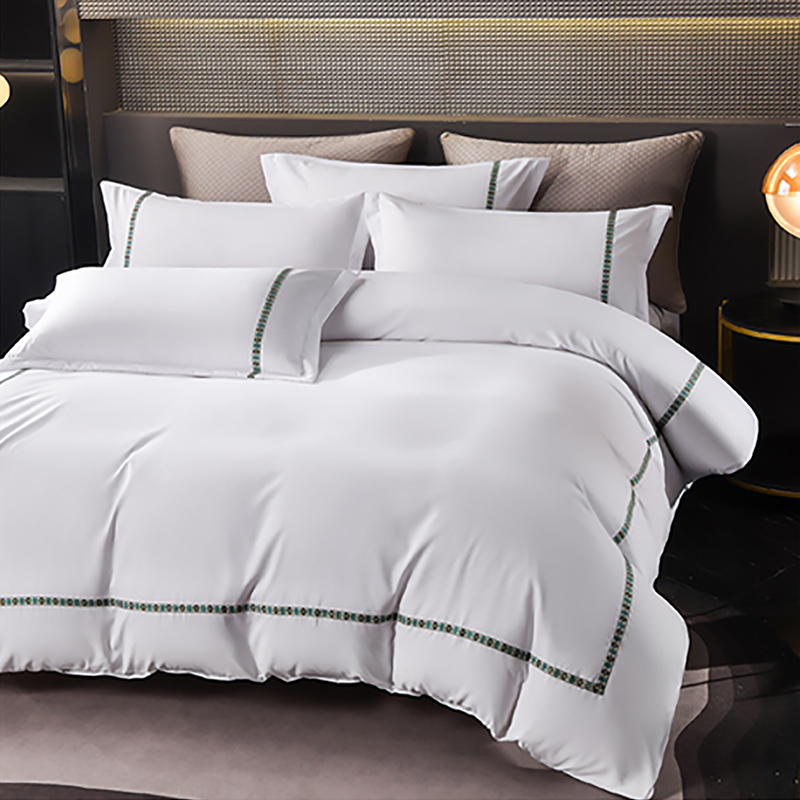 Hotel Striped Pure Cotton Bed Sheet for Manufacturers Custom Wholesale 9