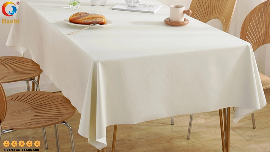Hanbi PVC Table Cloth of Waterproof and Oil Resistant for Factory Price Wholesale 1