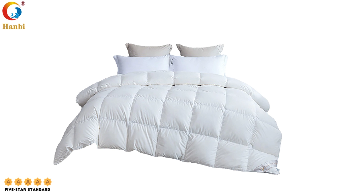 Hanbi Hotel Winter Warm Goose Down Duvet for Factory Price Wholesale 1