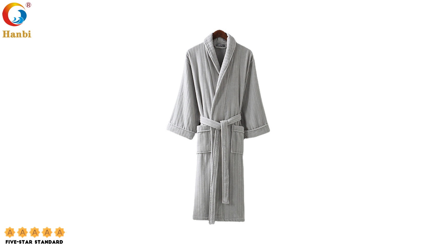 Hotel Bathrobe With Egyptian Long-Staple Cotton For Factory Customized wholesale 1