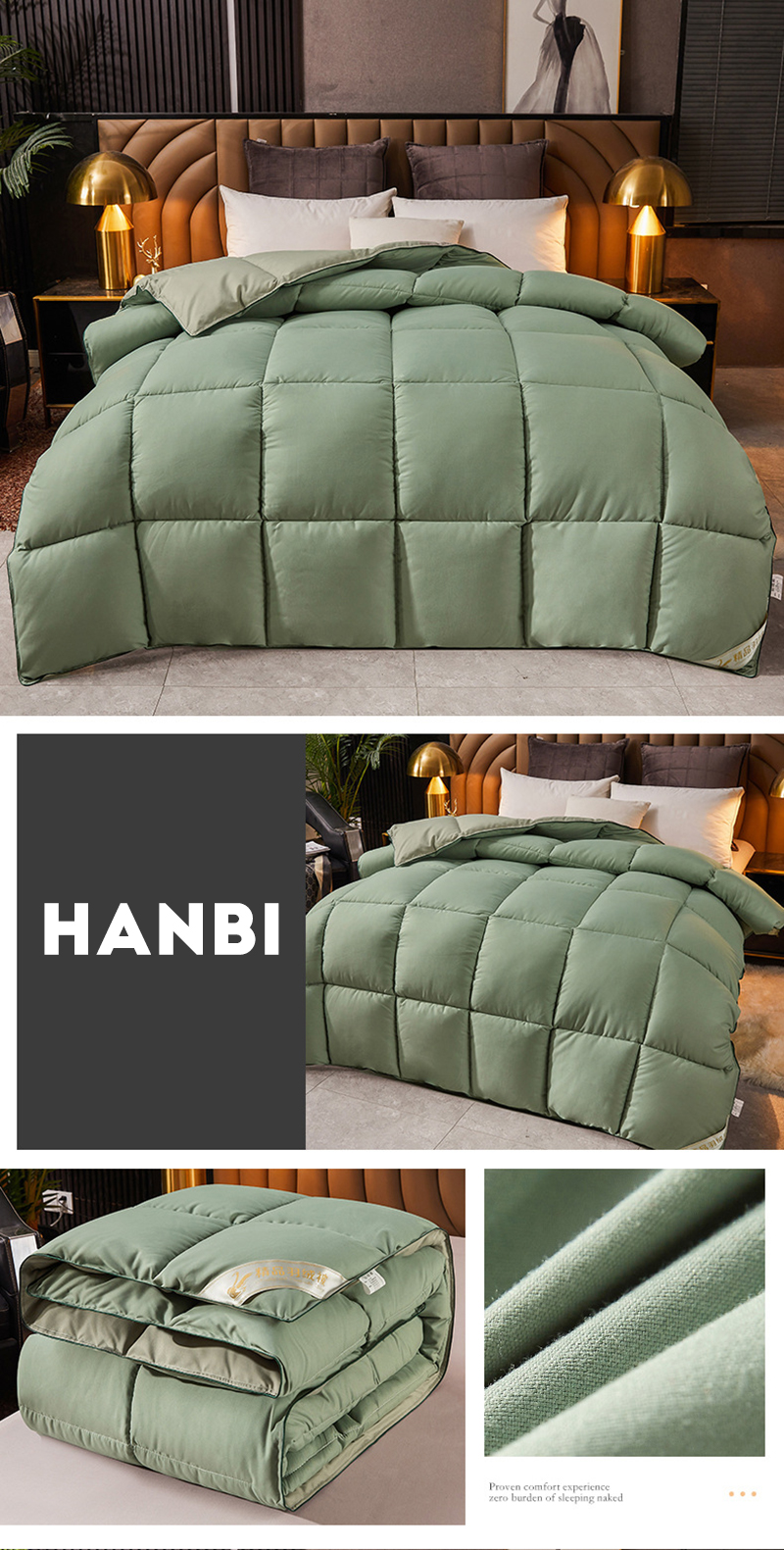 Custom hotel style duvet factory price Manufacturer | Hanbi Textile 10