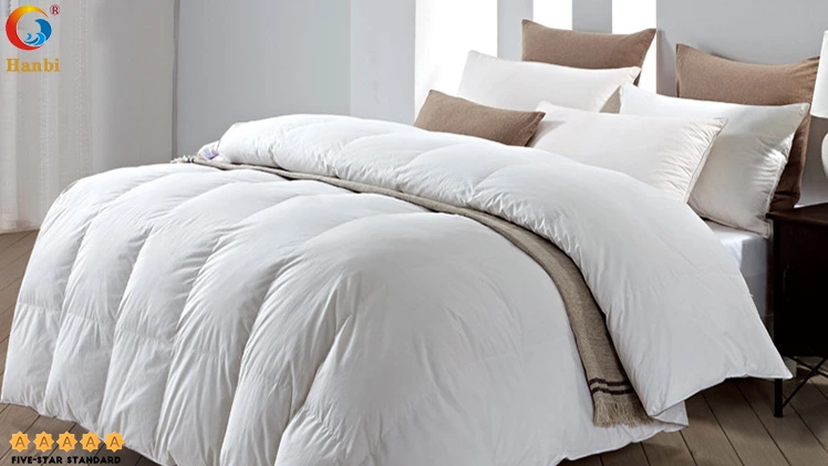 Goose Down Filled Winter Quilt Five-Star Hotel Quilt Core Customized Wholesale _Hanbi 1