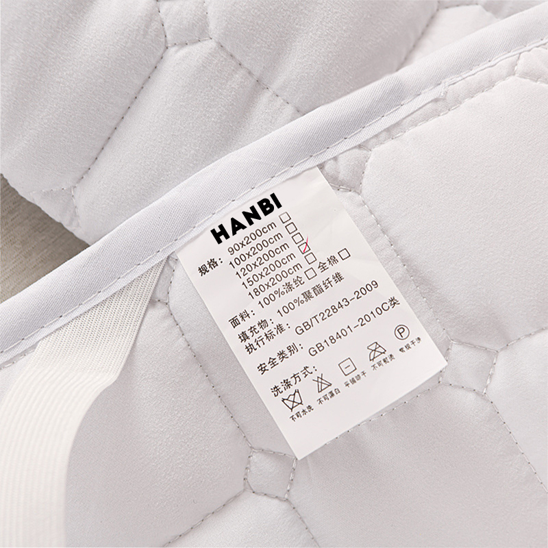 Custom hotel luxury collection mattress pad with custom services Manufacturer | Hanbi Textile 8