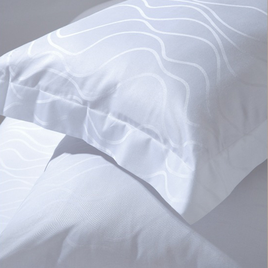 Hotel Bedding Set Of Cotton Satin Jacquard Linen Customized Wholesale _Hanbi 11