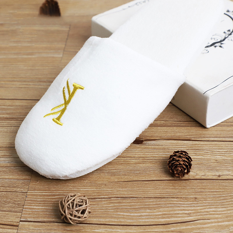 Disposable Waffle Slippers For Air Travel Hotel Guests _Hanbi 13