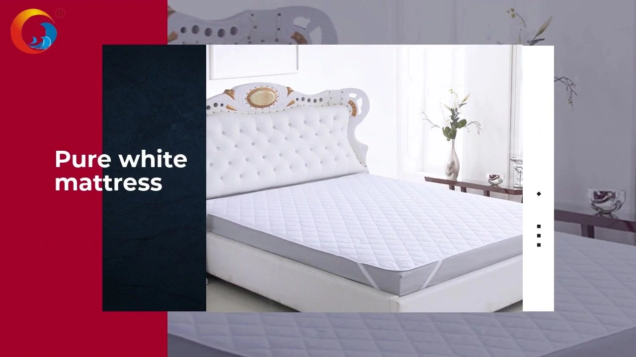 Best hotel Mattress protection pad king size with elastic band dust-proof-Hanbi textile 1