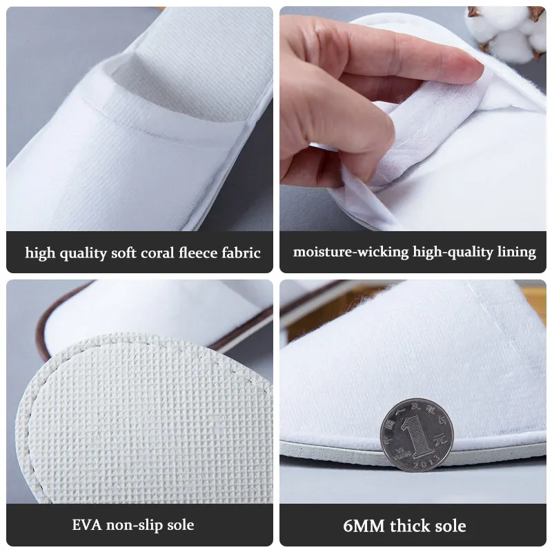 factory Direct hotel slippers bulk personalized | Hanbi Textile 6