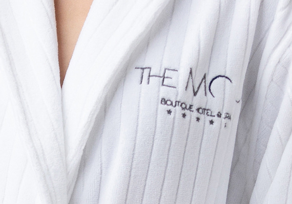 Hotel Bathrobe with Pure Cotton Cut Velvet for Star Hotel and Senior Club _Hanbi 15