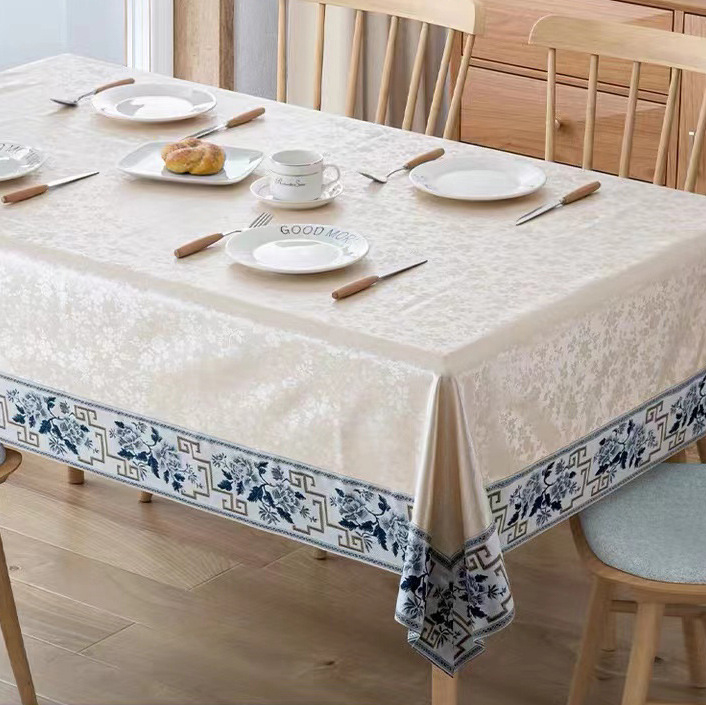Tablecloth With Oil Proof And Waterproof In Light Luxury Restaurant _Hanbi 17