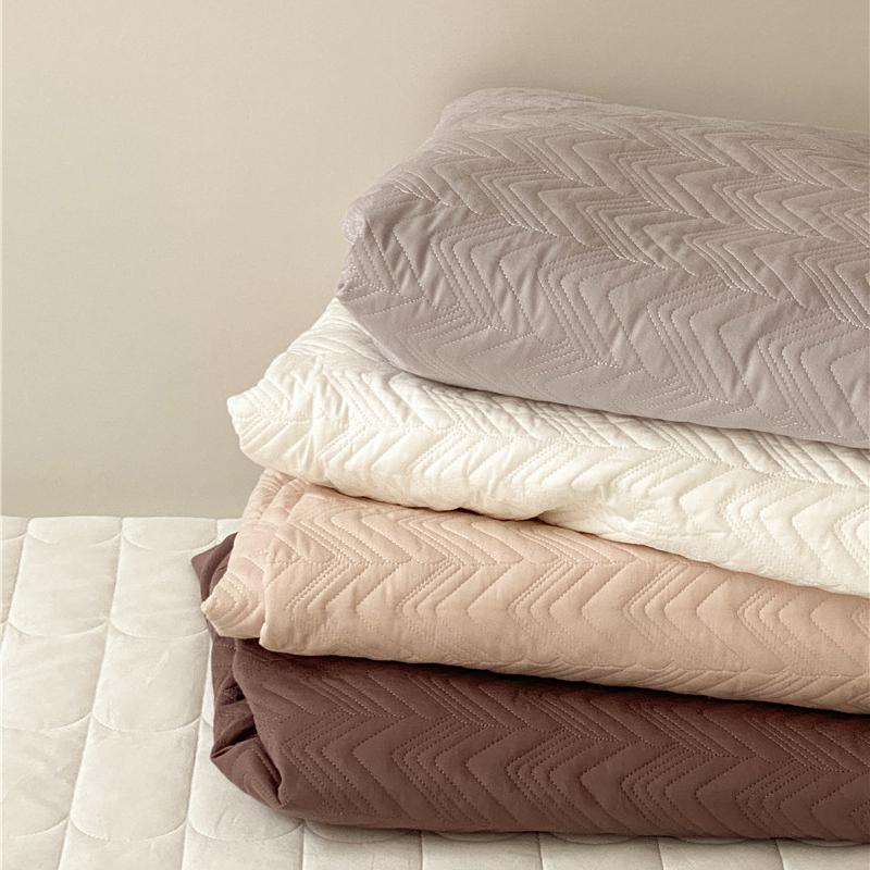 Hotel Bedding Protect Mat Of Waterproof For Custom Wholesale _Hanbi Textile 14