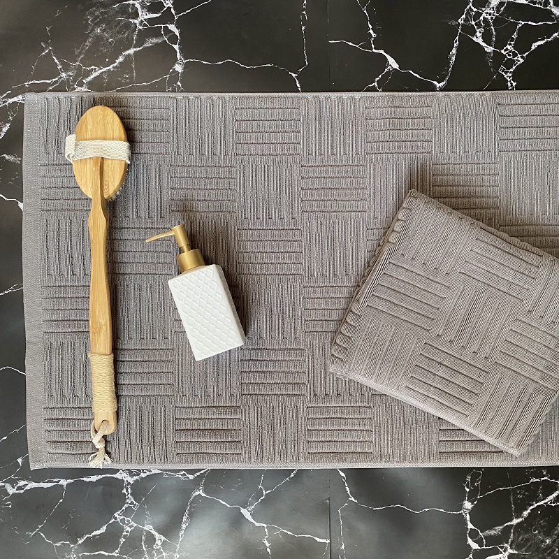 Floor Mat With Pure Cotton Custom Wholesale For 5 Star Hotel _Hanbi 16