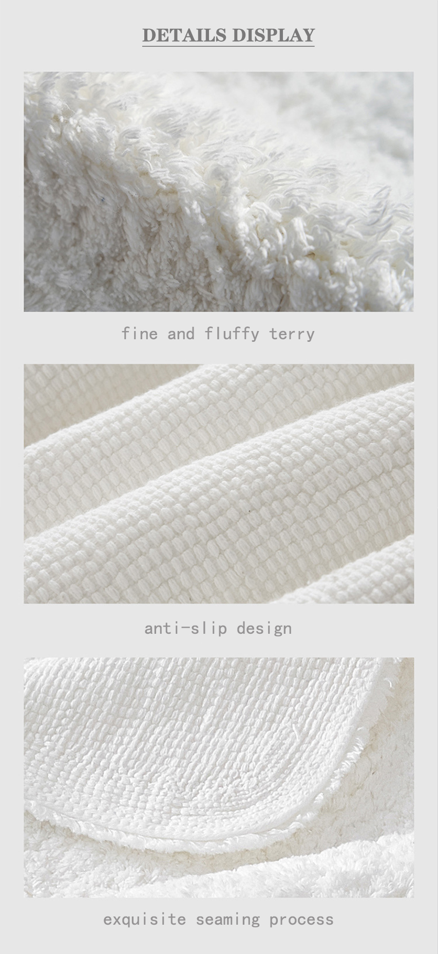 Hotel floor towel five star custom wholesale -Hanbi Textile 9