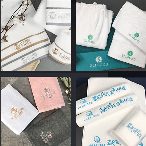 Hotel Towel with White Cotton of Platinum Satin Craft _Hanbi Textile 8