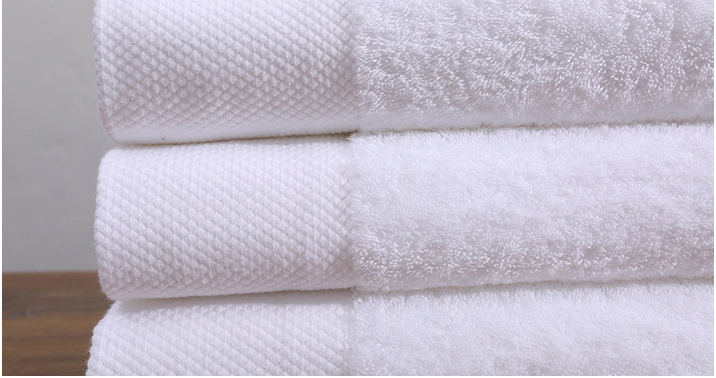 Hotel Towel with White Cotton of Platinum Satin Craft _Hanbi Textile 10
