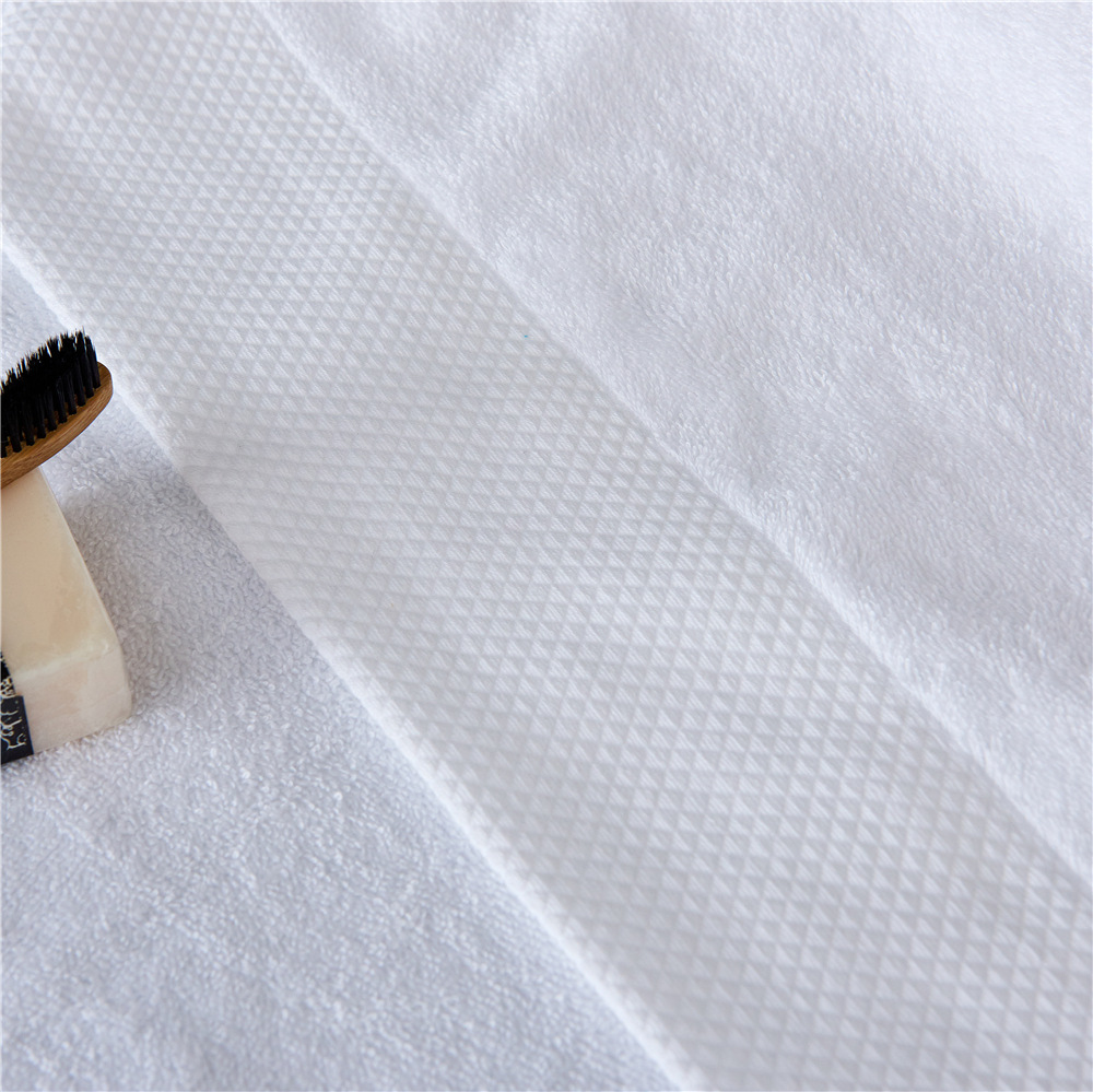 Hotel Towel with White Cotton of Platinum Satin Craft _Hanbi Textile 12