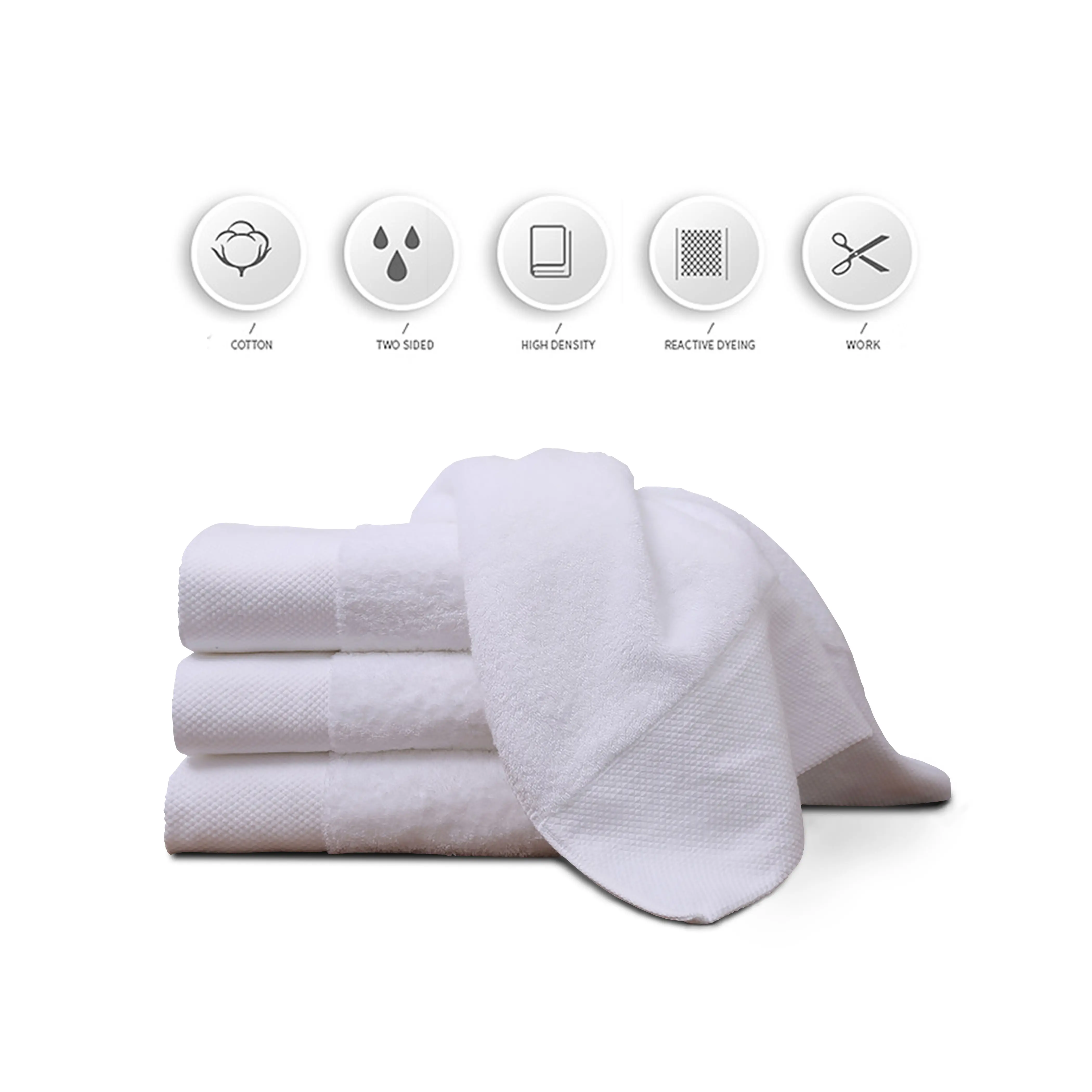Custom towel set highly rated Manufacturer | Hanbi Textile 2