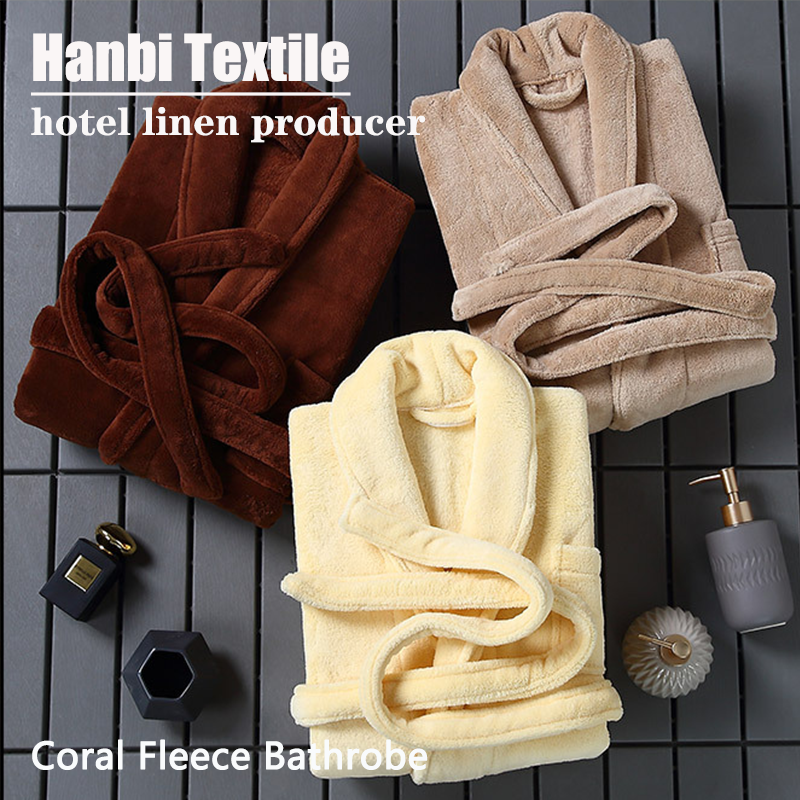 Hotel Bathrobe Multi-Style Pure Cotton Customized Wholesale -Hanbi Textile 16