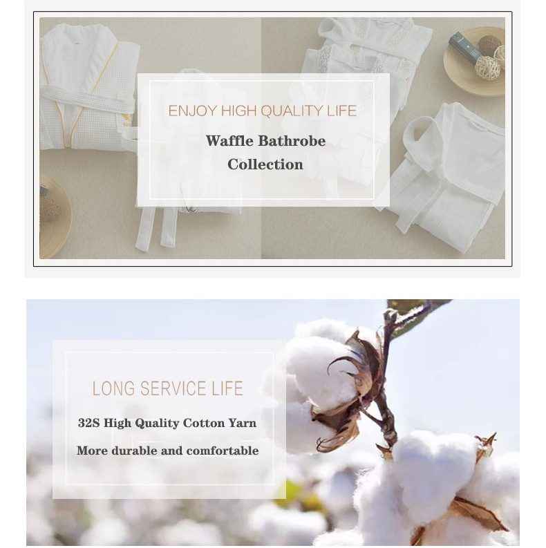 Hotel Bathrobe Multi-Style Pure Cotton Customized Wholesale -Hanbi Textile 8