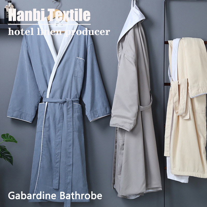 Hotel Bathrobe Multi-Style Pure Cotton Customized Wholesale -Hanbi Textile 17
