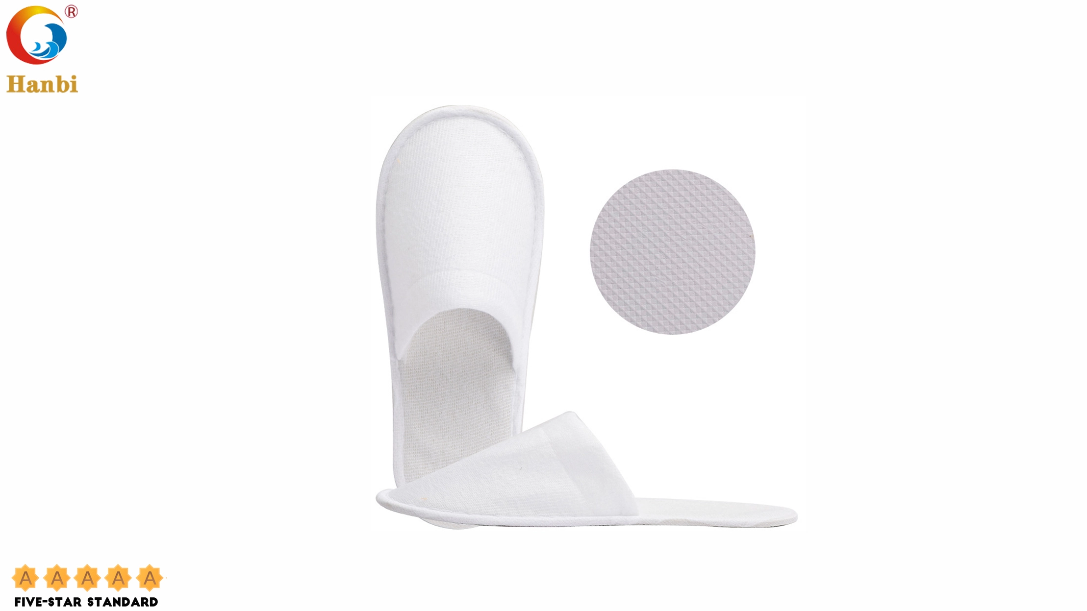 Disposable Slippers For Non-Slip Of Hotel Bathroom Amenities _Hanbi Textile 1