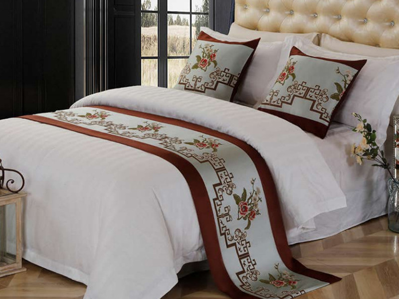 High-End Five-Star Hotel Bed Runner Customized Wholesale -Hanbi Textile 18