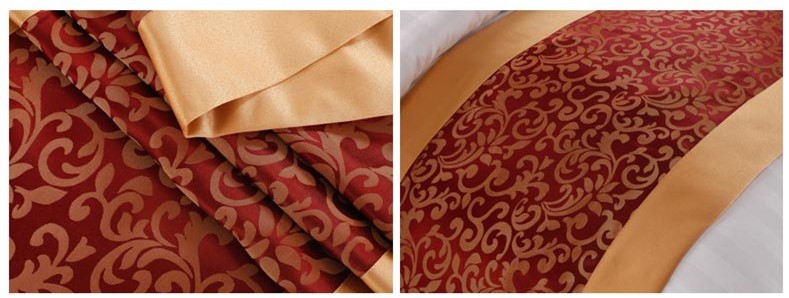 High-End Five-Star Hotel Bed Runner Customized Wholesale -Hanbi Textile 10
