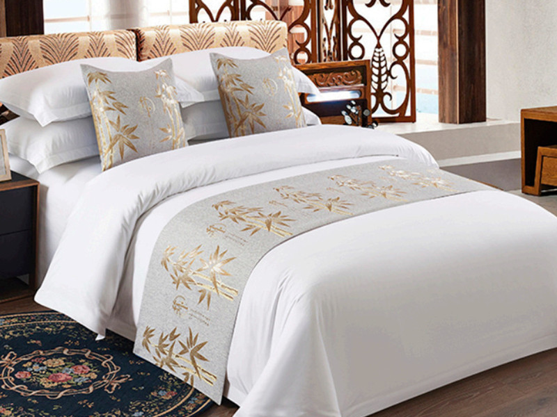 High-End Five-Star Hotel Bed Runner Customized Wholesale -Hanbi Textile 17