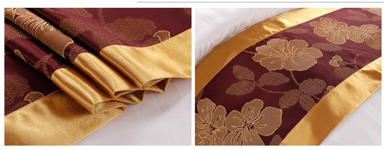 High-End Five-Star Hotel Bed Runner Customized Wholesale -Hanbi Textile 12