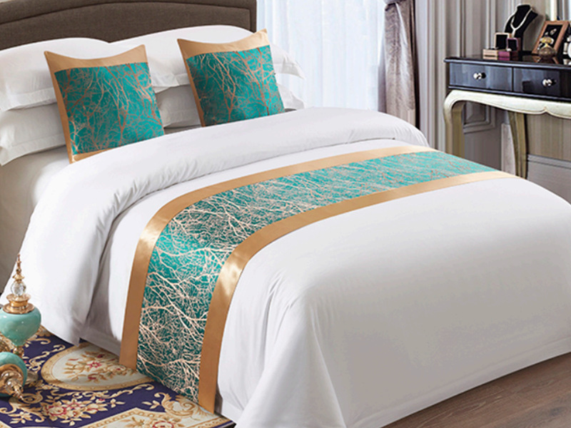 High-End Five-Star Hotel Bed Runner Customized Wholesale -Hanbi Textile 15