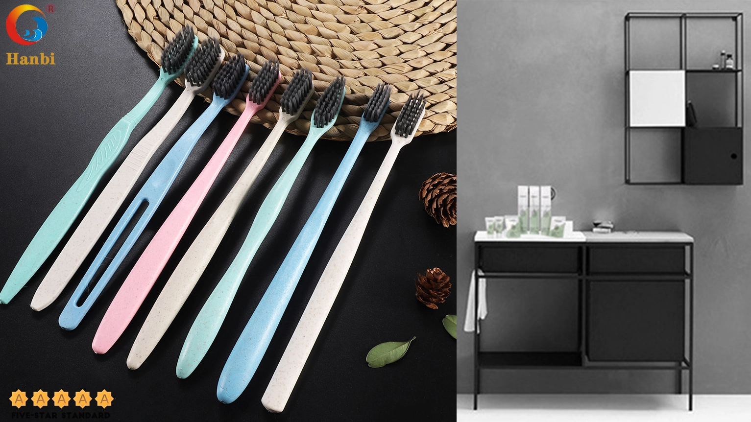 Star Hotel Bathroom Amenities Soft Toothbrush Wholesale 1