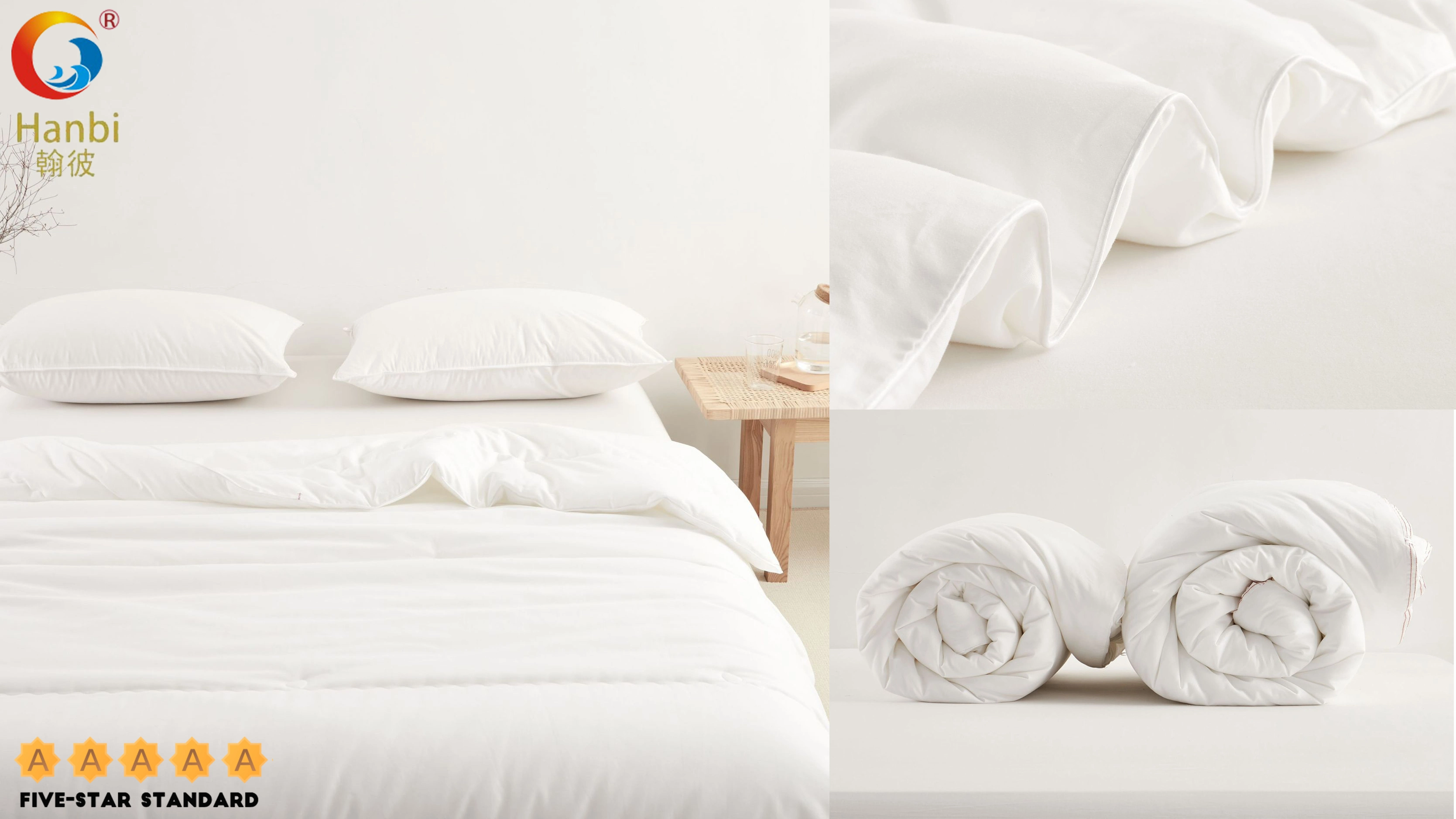 Pure Cotton Five-Star Hotel Quilt Luxury Custom Wholesale -Hanbi Textile 1