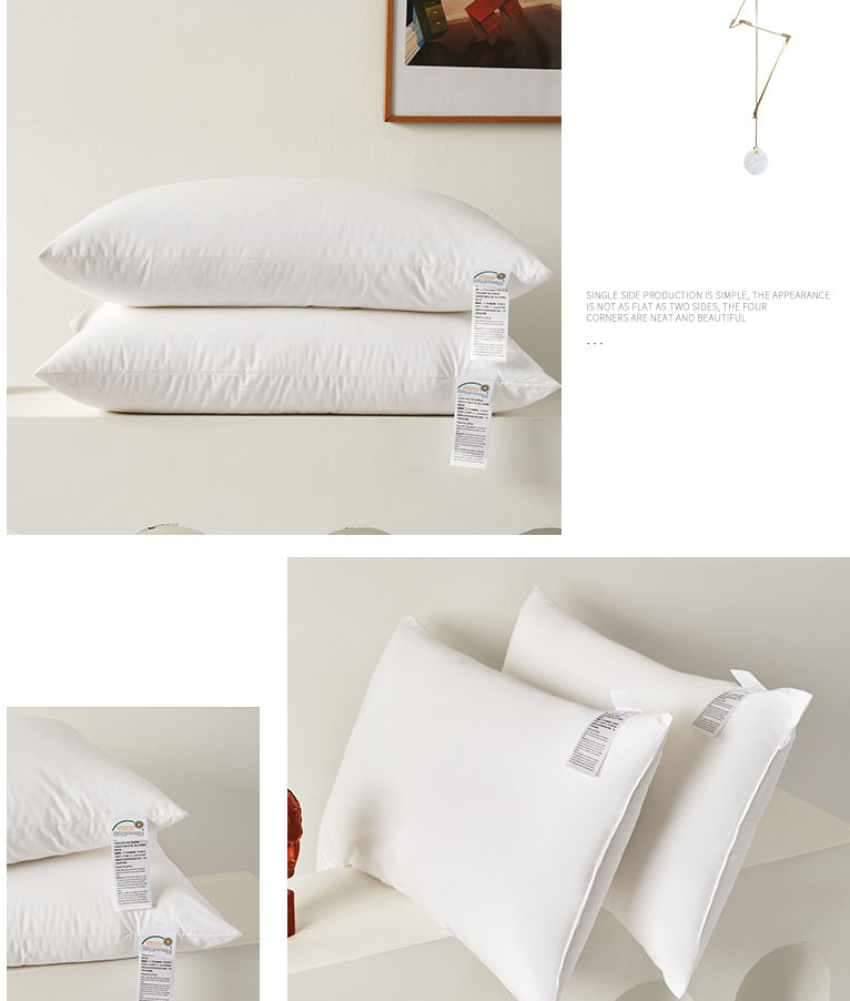 100% Cotton Twill Hotel Pillow Custom Wholesale -Hanbi Textile 16
