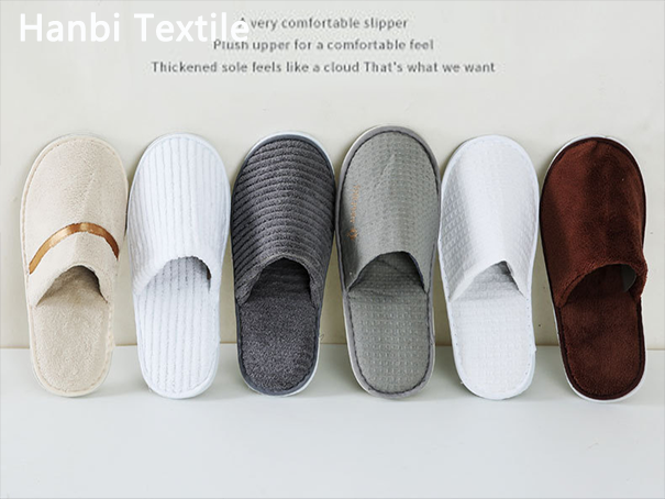 100%Cotton Five-Star Hotel Slippers Customized Wholesale -Hanbi Textile 8